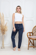 Kadife pijama altı lacivert q7013