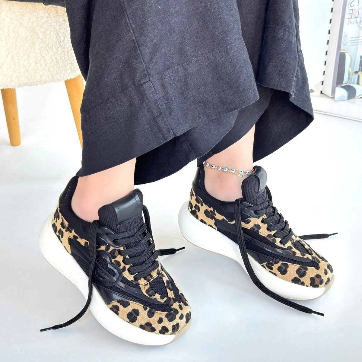 Kendy Leopar Nubuk Spor Ayakkabı