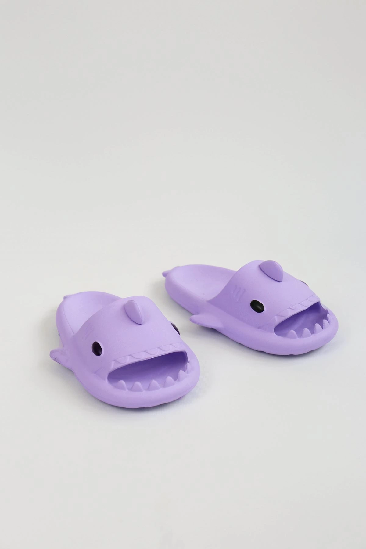 WG500 Köpekbalığı Mor Unisex Tam Ortopedik Terlik Shark Slides